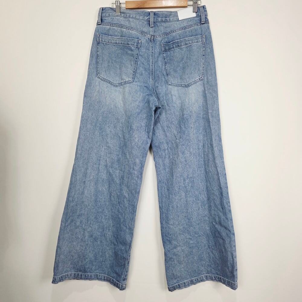 pistola Light Blue Wide Leg Jeans - Picture 8 of 10
